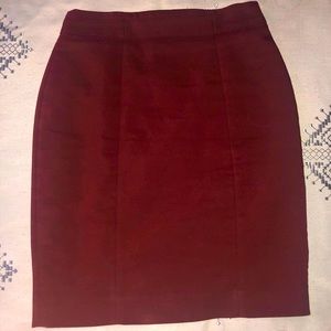 BUSINESS PENCIL SKIRT burgundy/maroon/red fall clothing